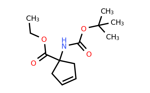 207729-00-8 | Ethyl 1-((tert-butoxycarbonyl)amino)cyclopent-3-ene-1-carboxylate