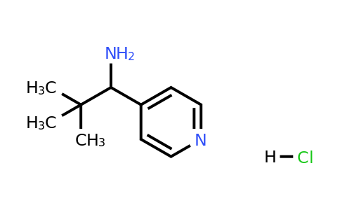 2,2-dimethyl-1-(pyridin-4-yl)propan-1-amine hydrochloride
