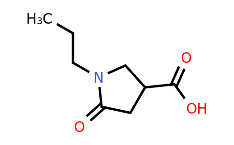 5-Oxo-1-propyl-3-pyrrolidinecarboxylic acid