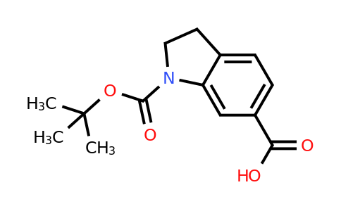 208772-41-2 | 1-(tert-Butoxycarbonyl)indoline-6-carboxylic acid