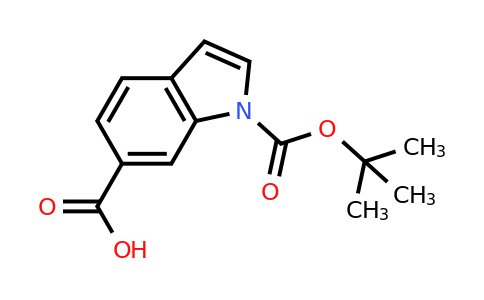 208772-42-3 | 1-(tert-Butoxycarbonyl)-1H-indole-6-carboxylic acid