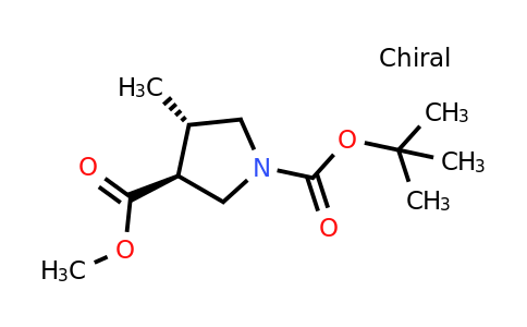 2089245-56-5 | O1-tert-butyl O3-methyl (3S,4S)-4-methylpyrrolidine-1,3-dicarboxylate