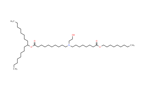 Heptadecan-9-yl 10-((2-hydroxyethyl)(8-(nonyloxy)-8-oxooctyl)amino)decanoate