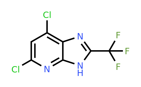 2089311-29-3 | 5,7-Dichloro-2-(trifluoromethyl)-3H-imidazo[4,5-b]pyridine