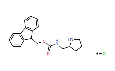 (9H-fluoren-9-yl)methyl (pyrrolidin-2-ylmethyl)carbamate hydrochloride
