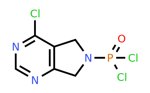 {4-chloro-5H,6H,7H-pyrrolo[3,4-d]pyrimidin-6-yl}phosphonoyl dichloride