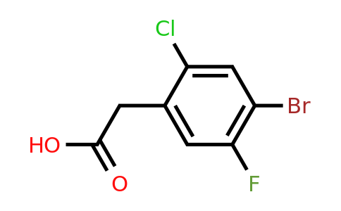 2091244-15-2 | 2-(4-Bromo-2-chloro-5-fluorophenyl)acetic acid