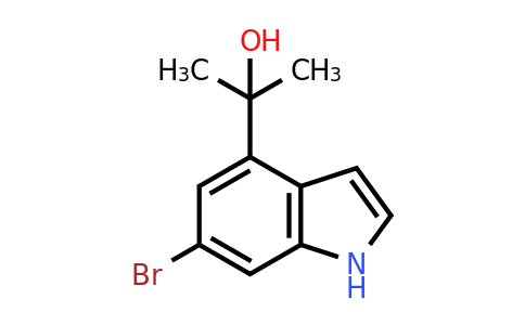 2092452-49-6 | 2-(6-Bromo-1H-indol-4-yl)propan-2-ol