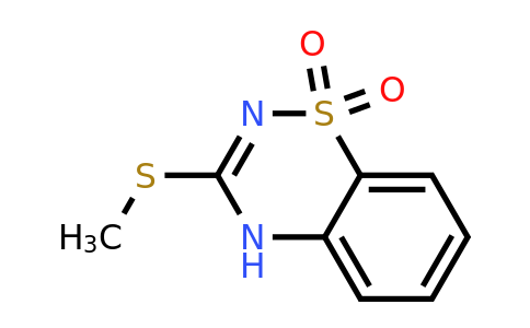 20926-33-4 | 3-(Methylthio)-4H-benzo[e][1,2,4]thiadiazine 1,1-dioxide