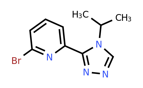 2093329-79-2 | 2-Bromo-6-(4-isopropyl-4H-1,2,4-triazol-3-yl)pyridine