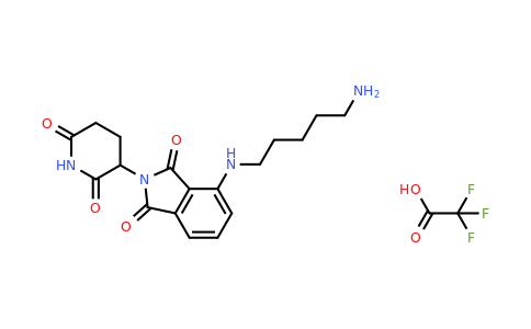 2093386-40-2 | 4-((5-Aminopentyl)amino)-2-(2,6-dioxopiperidin-3-yl)isoindoline-1,3-dione 2,2,2-trifluoroacetate