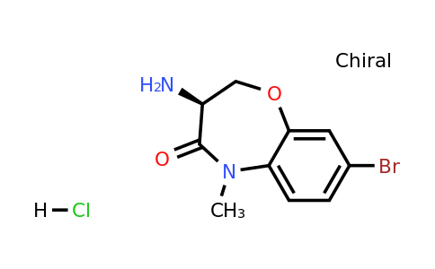 2095516-66-6 | (S)-3-Amino-8-bromo-5-methyl-2,3-dihydrobenzo[b][1,4]oxazepin-4(5H)-one hydrochloride