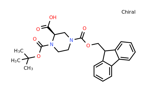 209593-18-0 | (R)-4-(((9H-Fluoren-9-yl)methoxy)carbonyl)-1-(tert-Butoxycarbonyl)piperazine-2-carboxylicacid
