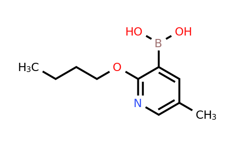 2096330-20-8 | 2-Butoxy-5-methylpyridine-3-boronic acid