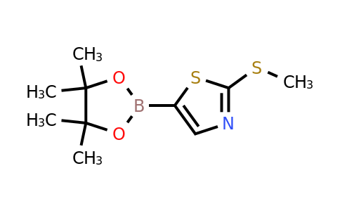 2096331-12-1 | 2-(Methylsulfanyl)-5-(4,4,5,5-tetramethyl-1,3,2-dioxaborolan-2-yl)-1,3-thiazole