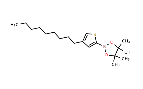 2096332-33-9 | 4,4,5,5-Tetramethyl-2-(4-nonylthiophen-2-yl)-1,3,2-dioxaborolane