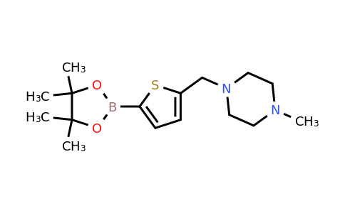 2096336-20-6 | 1-Methyl-4-((5-(4,4,5,5-tetramethyl-1,3,2-dioxaborolan-2-yl)thiophen-2-yl)methyl)piperazine