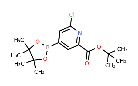 tert-Butyl 6-chloro-4-(4,4,5,5-tetramethyl-1,3,2-dioxaborolan-2-yl)picolinate
