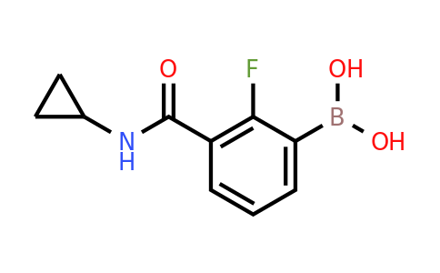 2096353-44-3 | 3-(Cyclopropylcarbamoyl)-2-fluorophenylboronic acid