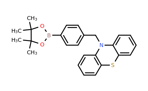 2096997-15-6 | 10-[4-(4,4,5,5-Tetramethyl-1,3,2-dioxaborolan-2-yl)benzyl]-10H-phenothiazine