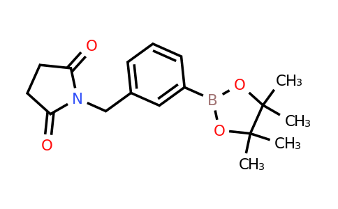 2096997-21-4 | 1-[3-(4,4,5,5-Tetramethyl-[1,3,2]dioxaborolan-2-yl)-benzyl]-pyrrolidine-2,5-dione