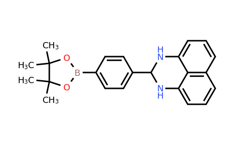 2096998-33-1 | 2-(4-(4,4,5,5-Tetramethyl-1,3,2-dioxaborolan-2-yl)phenyl)-2,3-dihydro-1H-perimidine