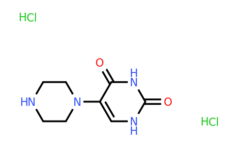 2097937-56-7 | 5-(Piperazin-1-yl)-1,2,3,4-tetrahydropyrimidine-2,4-dione dihydrochloride