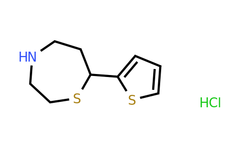 2097937-67-0 | 7-(Thiophen-2-yl)-1,4-thiazepane hydrochloride