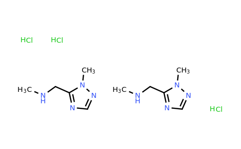 2097937-91-0 | N-Methyl-1-(1-methyl-1H-1,2,4-triazol-5-yl)methanamine sesquihydrochloride