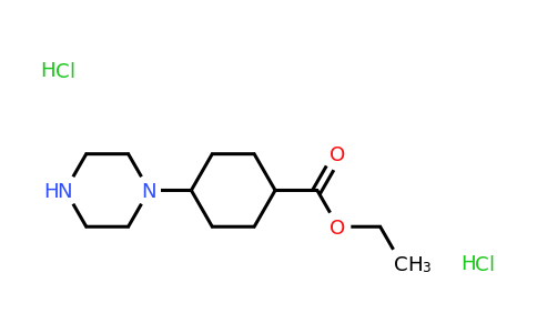 2097968-37-9 | Ethyl 4-(piperazin-1-yl)cyclohexane-1-carboxylate dihydrochloride