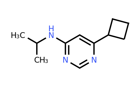 2098139-11-6 | 6-Cyclobutyl-N-(propan-2-yl)pyrimidin-4-amine