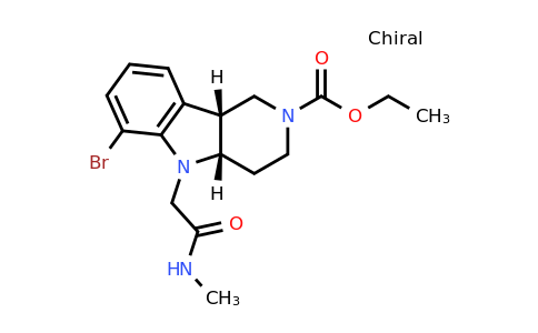 2098497-32-4 | (4aS,9bR)-Ethyl 6-bromo-5-(2-(methylamino)-2-oxoethyl)-3,4,4a,5-tetrahydro-1H-pyrido[4,3-b]indole-2(9bH)-carboxylate