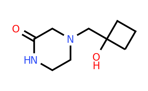 4-[(1-Hydroxycyclobutyl)methyl]piperazin-2-one