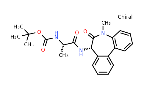 209984-33-8 | tert-Butyl ((S)-1-(((S)-5-methyl-6-oxo-6,7-dihydro-5H-dibenzo[b,d]azepin-7-yl)amino)-1-oxopropan-2-yl)carbamate