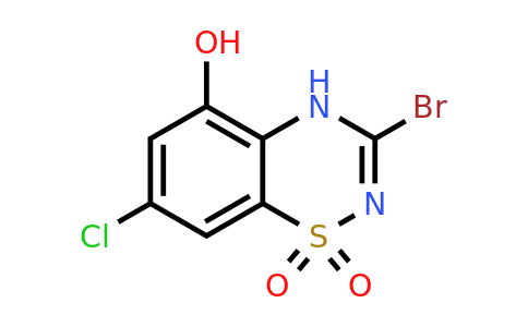2100839-43-6 | 3-Bromo-7-chloro-5-hydroxy-4H-benzo[e][1,2,4]thiadiazine 1,1-dioxide