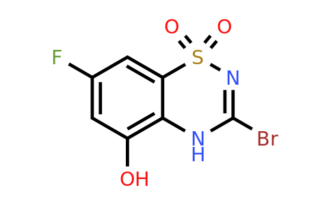 2100839-77-6 | 3-Bromo-7-fluoro-5-hydroxy-4H-benzo[e][1,2,4]thiadiazine 1,1-dioxide
