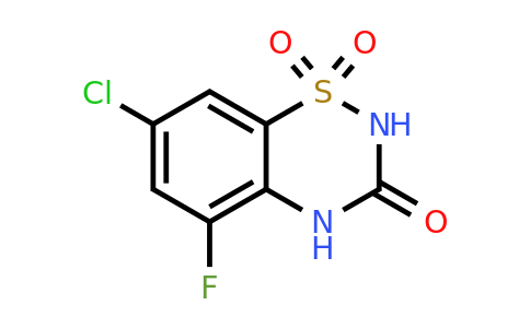 2100839-78-7 | 7-Chloro-5-fluoro-2H-benzo[e][1,2,4]thiadiazin-3(4H)-one 1,1-dioxide