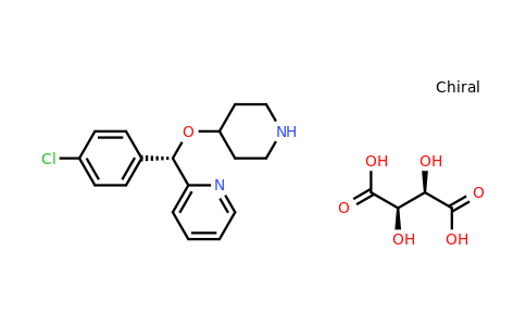210095-58-2 | (S)-2-((4-Chlorophenyl)(piperidin-4-yloxy)methyl)pyridine (2R,3R)-2,3-dihydroxysuccinate