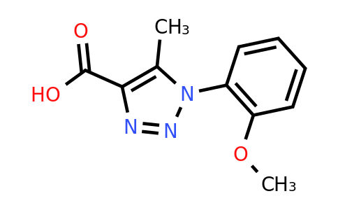 210159-13-0 | 1-(2-Methoxy-phenyl)-5-methyl-1H-[1,2,3]triazole-4-carboxylic acid