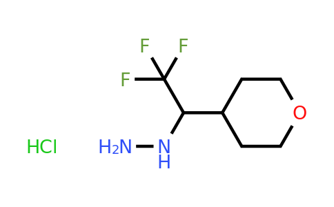 (2,2,2-trifluoro-1-tetrahydropyran-4-yl-ethyl)hydrazine;hydrochloride