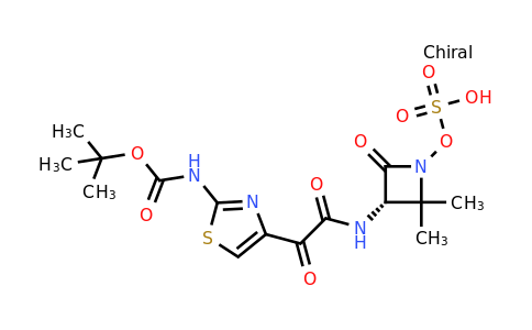 2101856-15-7 | (S)-3-(2-(2-((tert-Butoxycarbonyl)amino)thiazol-4-yl)-2-oxoacetamido)-2,2-dimethyl-4-oxoazetidin-1-yl hydrogen sulfate