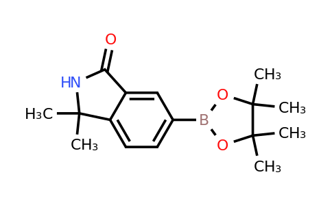 2102195-34-4 | 3,3-Dimethyl-6-(4,4,5,5-tetramethyl-1,3,2-dioxaborolan-2-yl)isoindolin-1-one