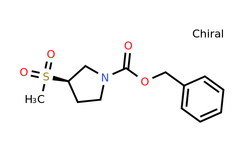 2102409-37-8 | Benzyl (3R)-3-methanesulfonylpyrrolidine-1-carboxylate