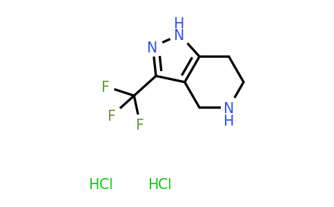 2102410-08-0 | 4,5,6,7-Tetrahydro-3-(trifluoromethyl)-1H-pyrazolo[4,3-c]pyridine dihydrochloride