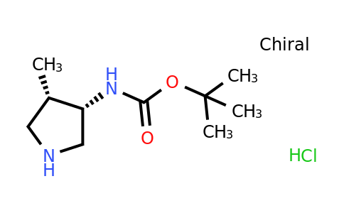 2102410-18-2 | rel-tert-Butyl ((3R,4R)-4-methylpyrrolidin-3-yl)carbamate hydrochloride