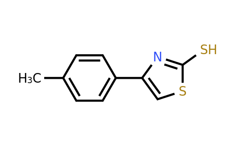 2103-92-6 | 4-(4-Methylphenyl)-1,3-thiazole-2-thiol