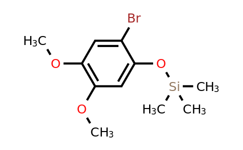 (2-Bromo-4,5-dimethoxyphenoxy)trimethylsilane