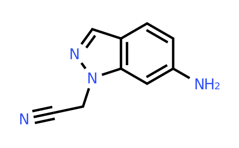210581-44-5 | 2-(6-Amino-1h-indazol-1-yl)acetonitrile