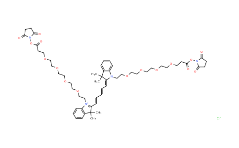 2107273-48-1 | Bis-(N,N'-PEG4-NHS ester)-Cy5