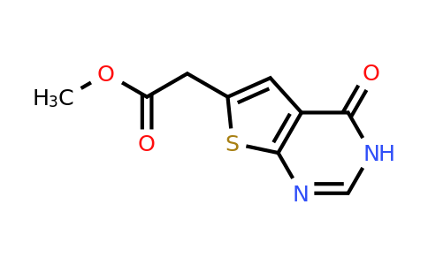 2107651-34-1 | Methyl 2-(4-oxo-3,4-dihydrothieno[2,3-d]pyrimidin-6-yl)acetate